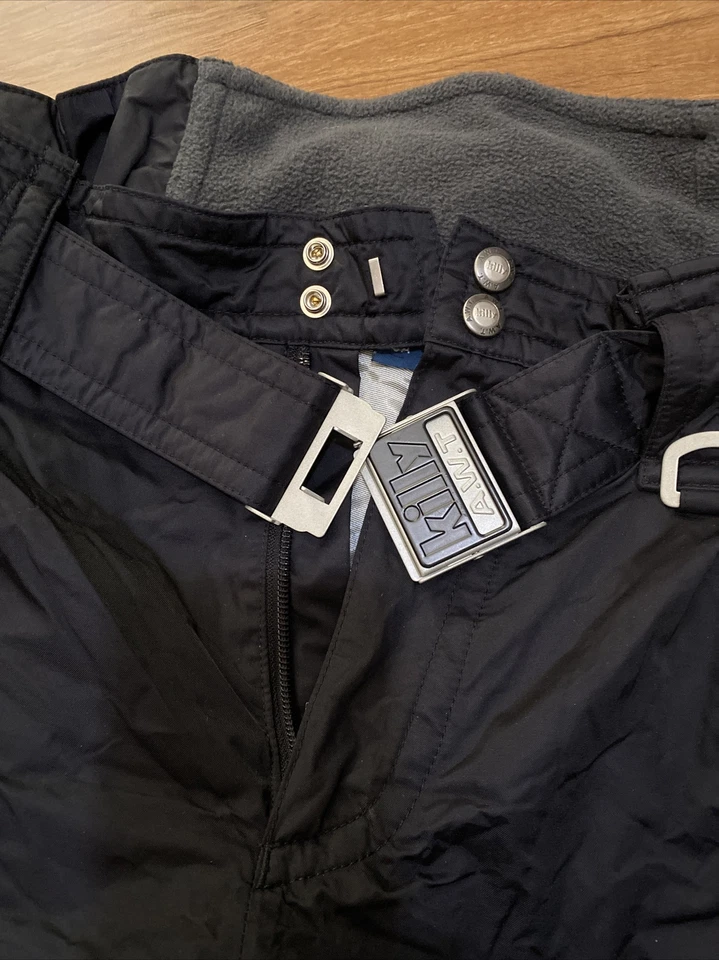 Pantalones de esquí y nieve Killy negros para hombre 30 impermeables AWT Foto 2 de 4