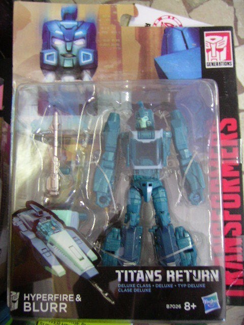 TRANSFORMERS TITANS RETURN HYPERFIRE & BLURR B7026