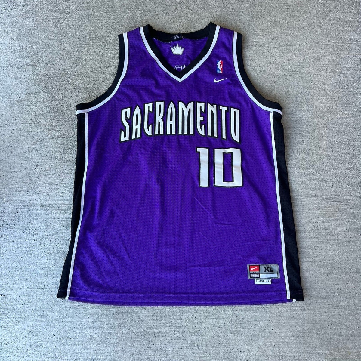 NBA マイクビビー ユニフォーム サクラメントキングス mike bibby Mike Bibby Sacramento Kings Reebok Jersey Authentic White