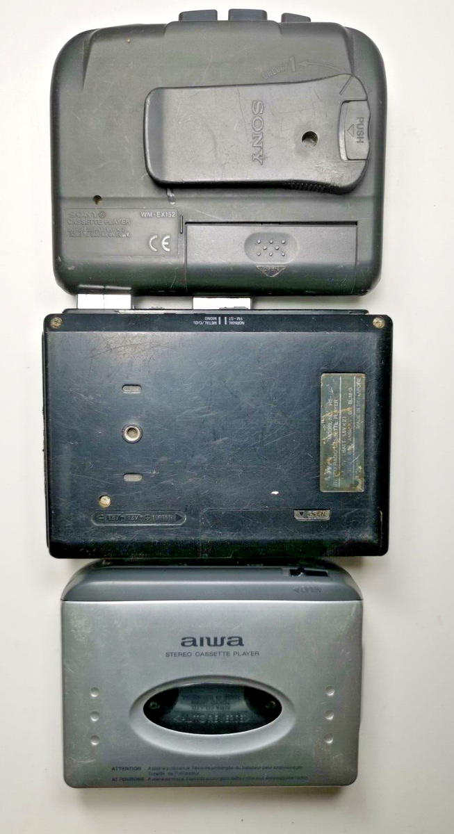 VTG Walkman AIWA HS-T60 AND SONY WM-EX152 AIWA GS216 UNTESTED | eBay