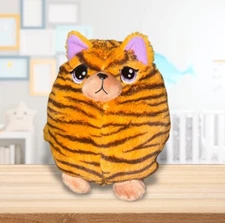 Basic Fun Misfittens 9" Plush Stitch Orange Tabby Cat Kitty Get Meowt 2022