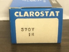 370Y1K 1,000Ω ohm ohms Multiturn Potentiometer 20-turn New NOS NIB 1 watt