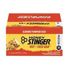 Honey Stinger Nut and Seed Bar, almond & pumpkin seed (12 ct.)