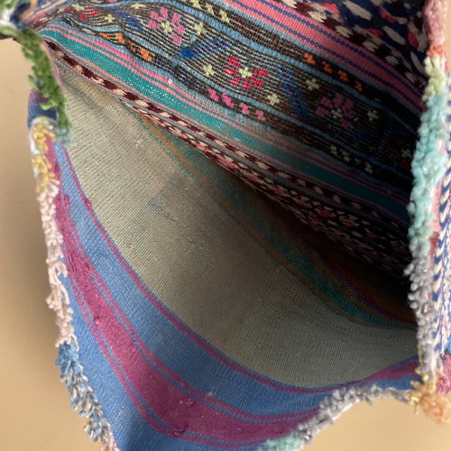 Antico Copricuscino Marocco Kilim Tessuto Tappeto Spargi Cuscino Modello - Foto 7 di 11