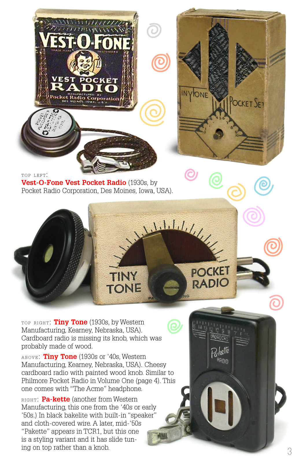 Vintage crystal radios full color book TOY CRYSTAL RADIOS vol. 2