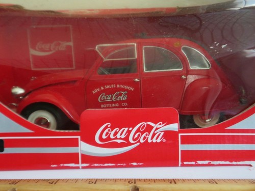 1998 Advertising Coca-Cola Car Citroen 2CV (Ref 9509) Die-Cast Metal Toy Vehicle - Picture 12 of 13