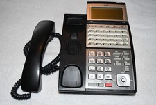 NEC UX5000 Black Display Office Desk LCD Phone DLV XD Z-Y BK IP3NA-24TXH 516C3