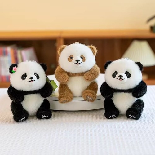 15cm tall plush panda pendant, backpack pendant, key chain pendant - Picture 1 of 16
