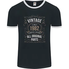 43rf Birthday Limited Edition 1982 Mens Ringer T-Shirt FotL