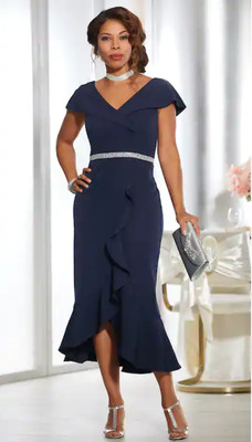 navy blue dress for church