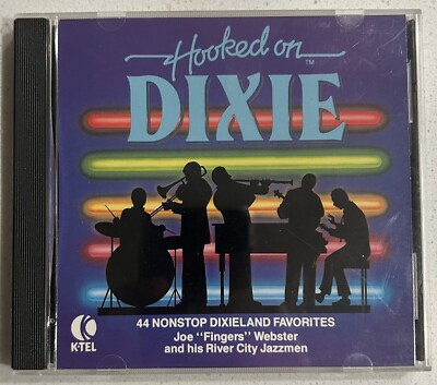 Hooked On Dixie [K-Tel 1988] CD (Joe  Fingers Webster And His River City Jazzmen
