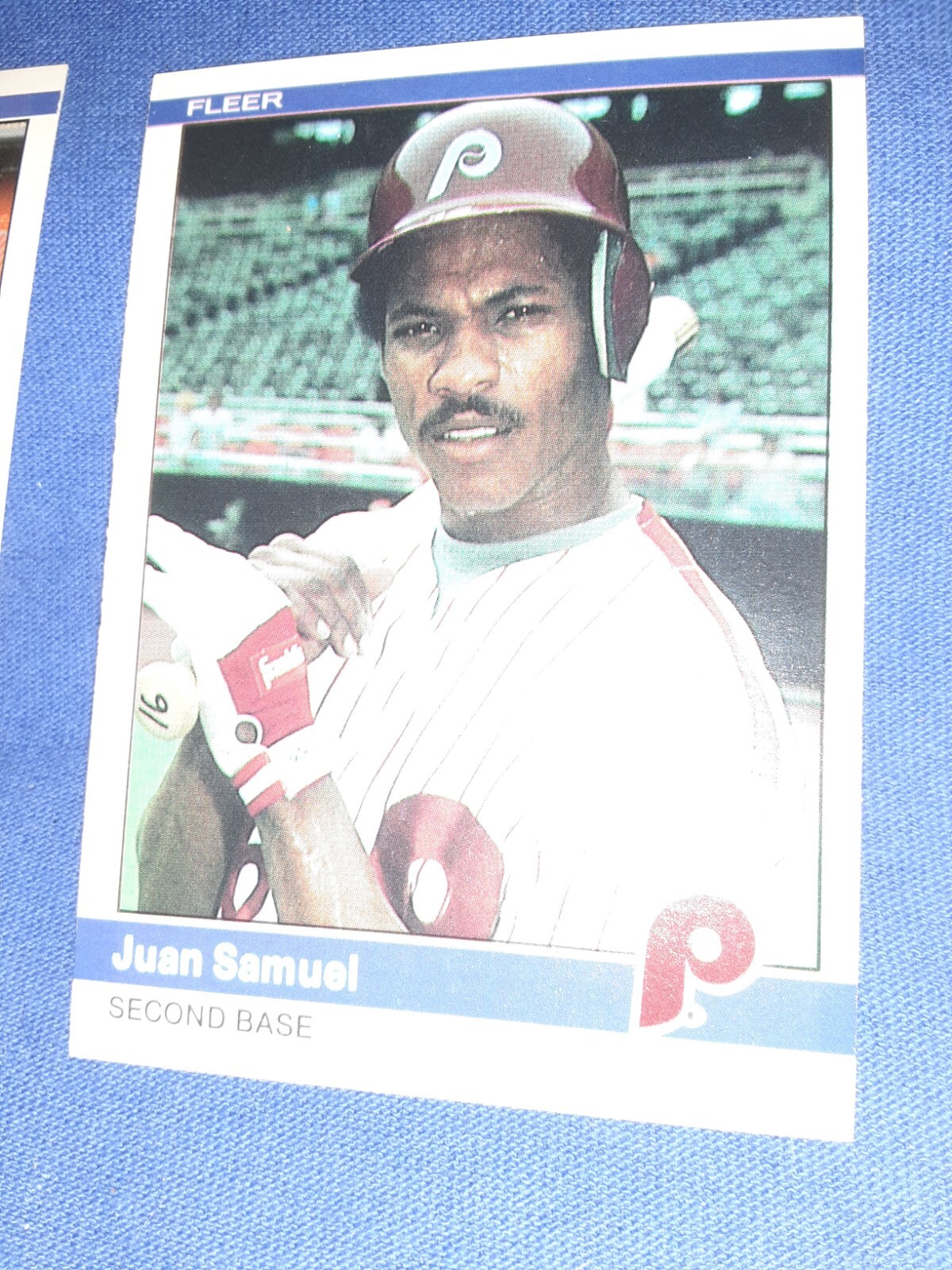 1984 Fleer - #47 Juan Samuel (RC)