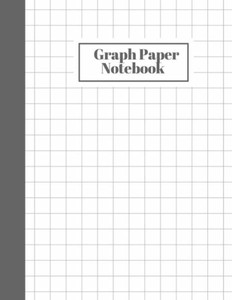 graph paper notebook 12 inch squares 100 pagess large print 8 5x11