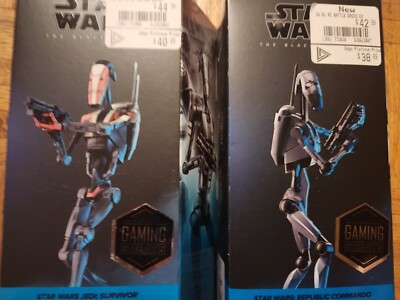 Star Wars Black Series 6'' Figure Republic Commando and JEDI SURVIVOR B1 Droid
