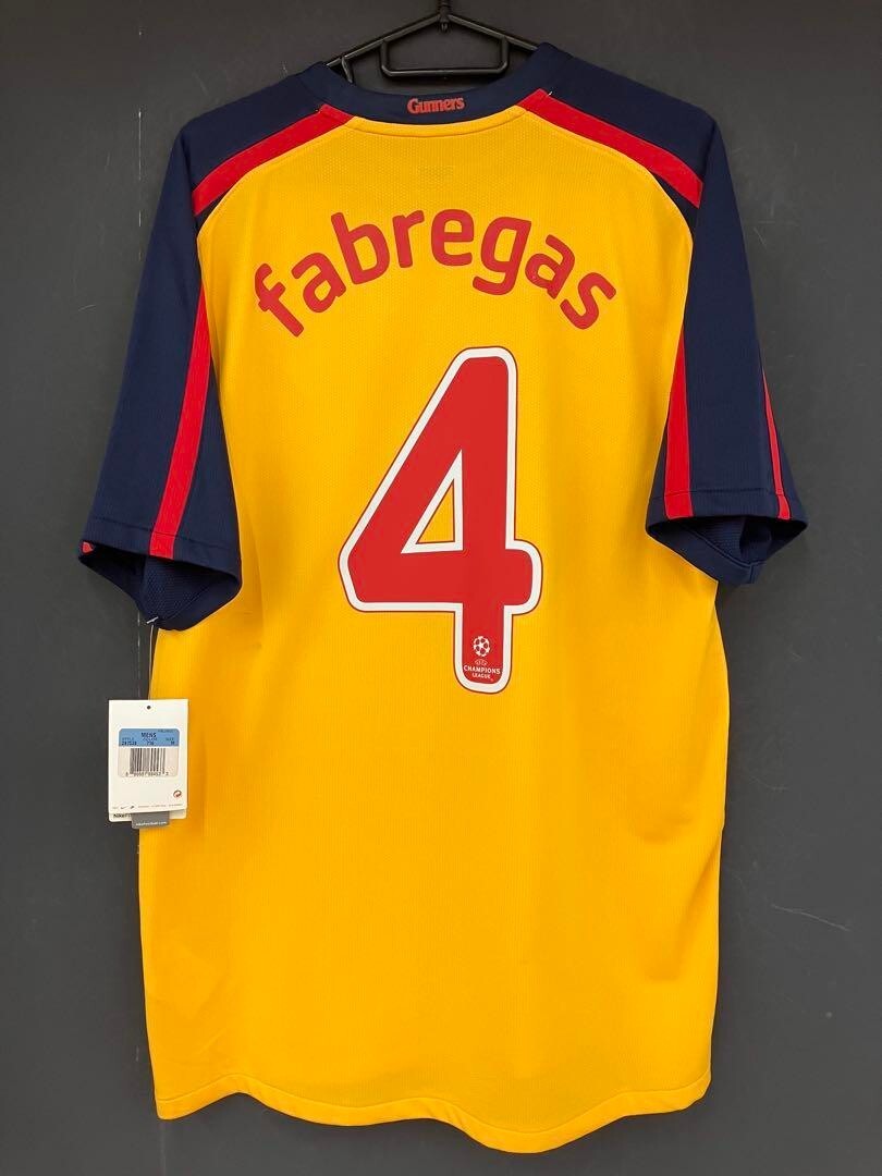 08/09 Arsenal Fabregas Jersey Shirt M Size With Tags New Free