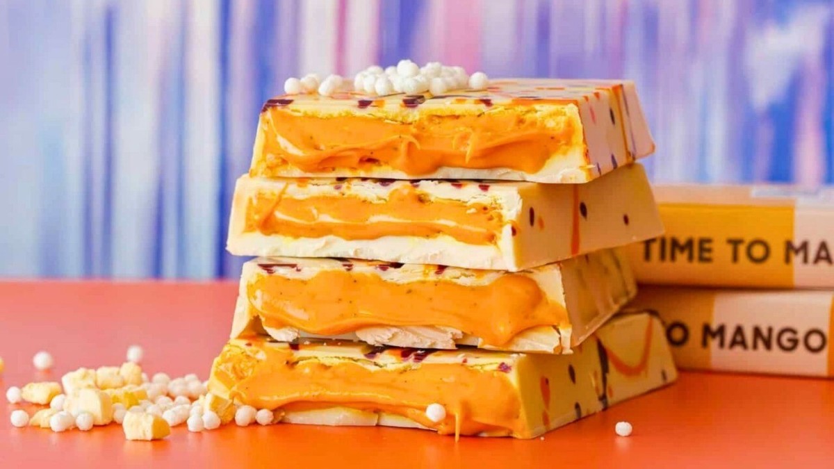 【ドバイ限定】Fix dessert chocolate マンゴー 5pcs Fix Dubai Chocolate Mango flavor, New viral dubai