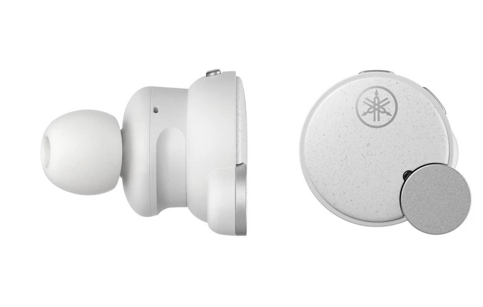Nuevos auriculares Yamaha TW-E7B True Wireless con cancelación activa de ruido, blancos Foto 2 de 4