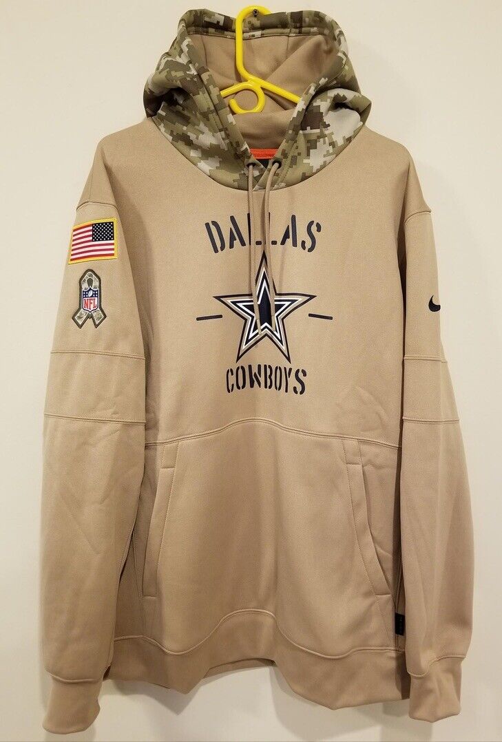 DALLAS COWBOYS 2019 Nike NFL Salute to Service Therma-FIT Hoodie Men's  XL