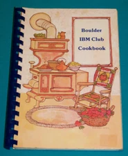 Boulder IBM Club Cookbook 1987 Boulder Colorado