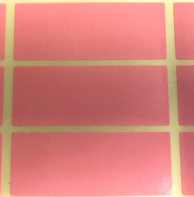 Large Yellow 30 x 78mm Colour Code Rectangles / Filing Stickers - Sticky Labels