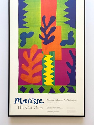HENRI MATISSE RARE 1977 LITHOGRAPH PRINT FRAMED EXHIBITION POSTER