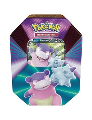 Pokemon TCG: 2018 - V Forces - Galarian Slowbro V Tin - Factory Sealed
