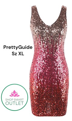 stretchy glitter dress Forest Green Sequin Sleeveless Mini Dress main image 1