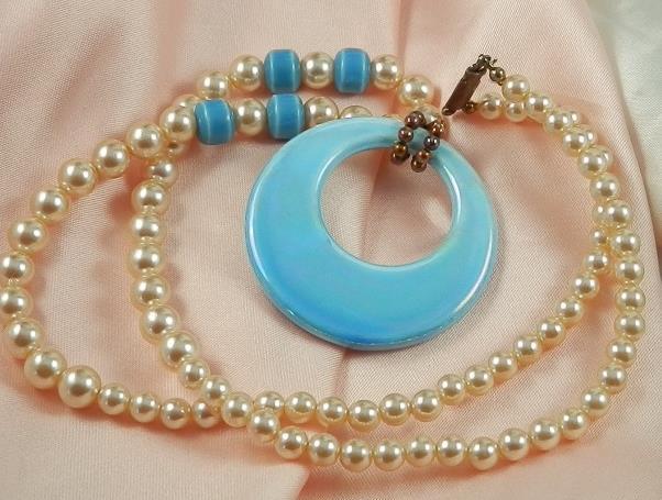 ☆【VINTAGE HOLLYWOOD】☆Galaxy Ball Sky Pearl Necklac.e☆ ☆関税込☆VINTAGE HOLLYWOOD☆Galaxy Ball Sky Pearl Necklace