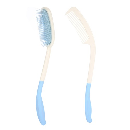 Long Handle Comb Hair Brush Anti slip Ergonomic Long Comb Reach - Zdjęcie 5 z 13