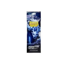 (100) Dragon Shield Perfect Fit SEALABLE Inner Card Sleeves CLEAR Small/MIni