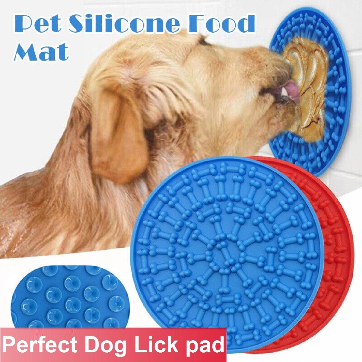 Pet Supplies Dog Peanut Butter Bath Dog Lick Mat Slow Feeder Pad