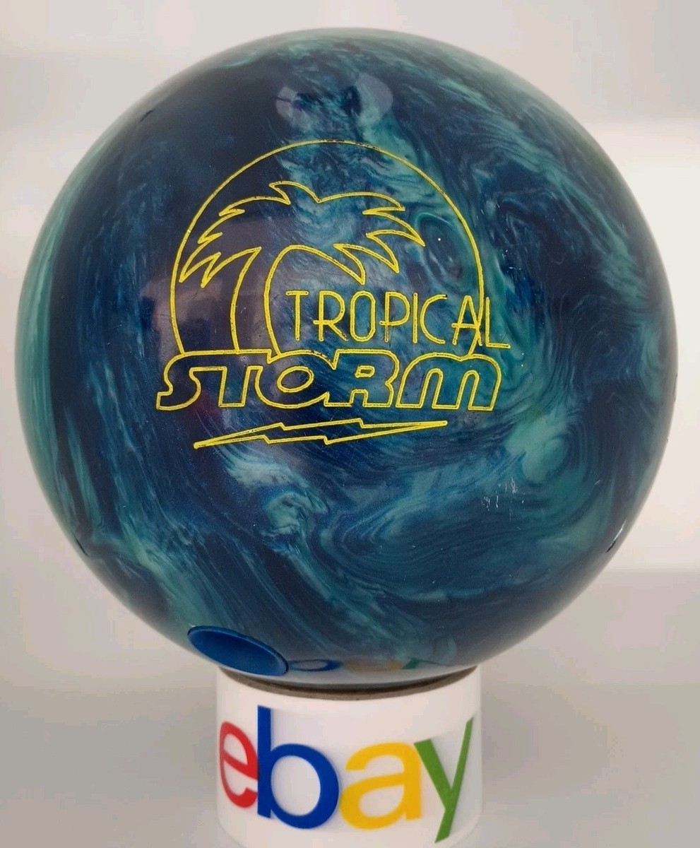 STORM Tropical Storm Bowling Ball 10 Lb Blue Teal Marble 9 Lb 15