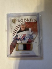 2018-19 UPPER DECK ULTIMATE COLLECTION JOEY ANDERSON #66 ROOKIE AUTO #ed /99