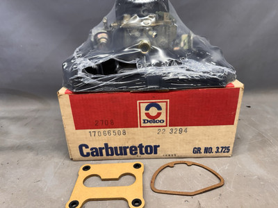NOS 1979-1988 Chevy Monte Carlo Carburetor Camaro Grand Prix Regal Firebird 442
