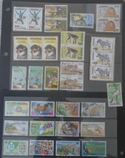 Nigeria 23 different stamps, some in strips 1990s-2000s, incl high values gu