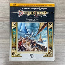 ADVANCED DUNGEONS & DRAGONS DRAGONLANCE DRAGONS OF ICE AD&D GAME ADVENTURE 9140