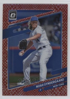 2021 Panini Donruss Optic Red Dragon Prizm 91/110 Noah Syndergaard #107 09wa