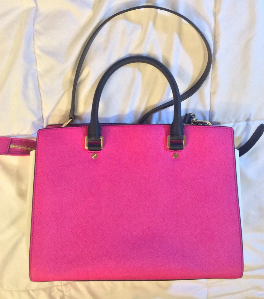 Michael Kors Leather Tote Bag/ Crossbody Pink - Image 2 of 4