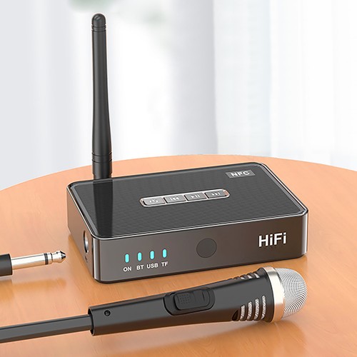 3in1 Bluetooth 5.1 Receiver Wireless NFC to RCA Stereo Audio Amplifier Adapter B - Zdjęcie 6 z 12