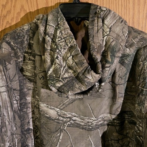 Realtree Hunting Field Jacket Water-Resistant Camo Fabric Men size 2XL w/ flaw - Picture 5 of 22