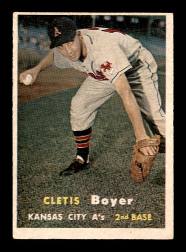 1957 Topps #121 Clete Boyer RC VGEX X3125503