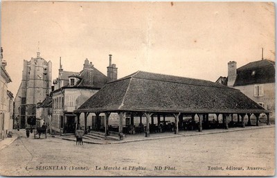 89 SEIGNELAY (folded) old postcard[64822]