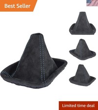 Shift Boot Cover Faux Suede Compatible With Bmw 3 Series E46 1998-2007 Manual...