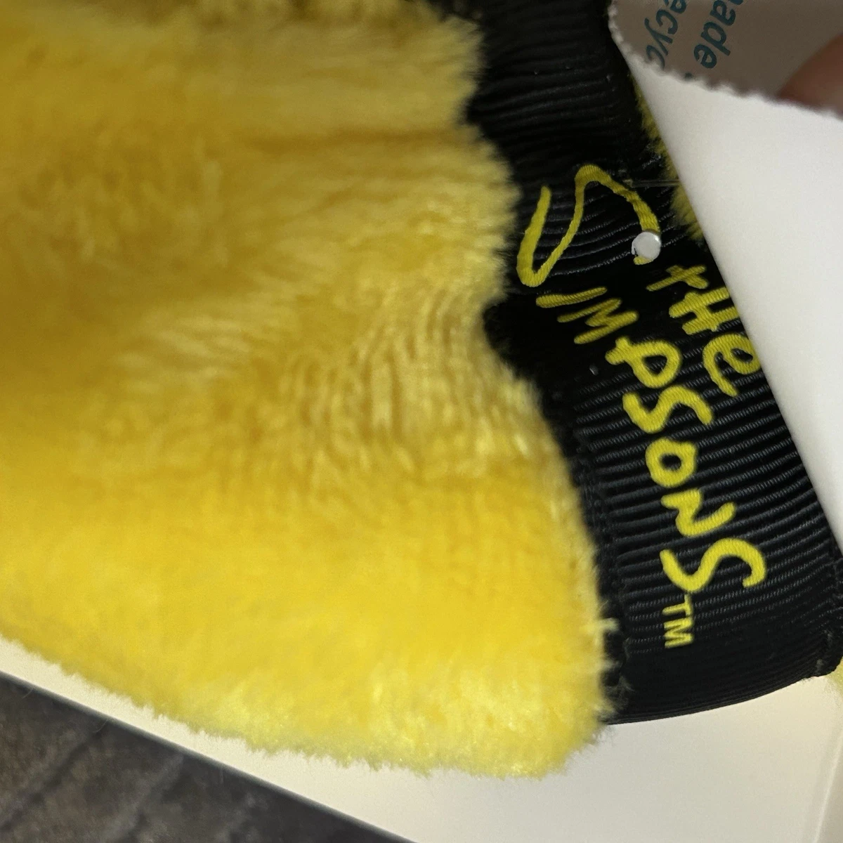 Los Simpson x Primark Homer Vellón Zapatilla Calcetines Hombre’s 1 Par Talla EE. UU. 10-13 ¡NUEVO!