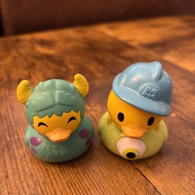 Disney Duckz Rubber Duckies Monsters Inc. Characters Sulley and Mike Wazowski
