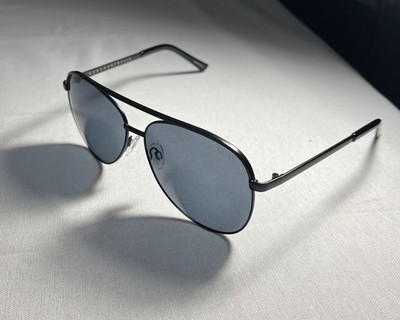 Quay Australia Vivienne 126 Sunglasses Black Smoke Aviator Lens CAT.3 , No Case