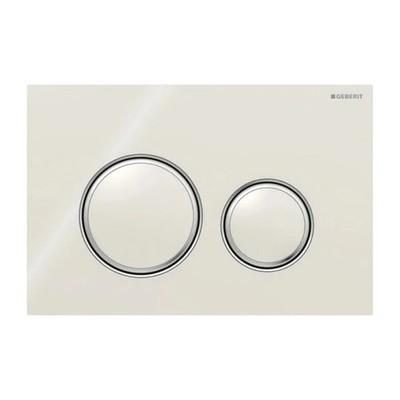 Geberit Platte Sigma50 RouVetro sandgrau / chrom Doppelknopf | 115.884.