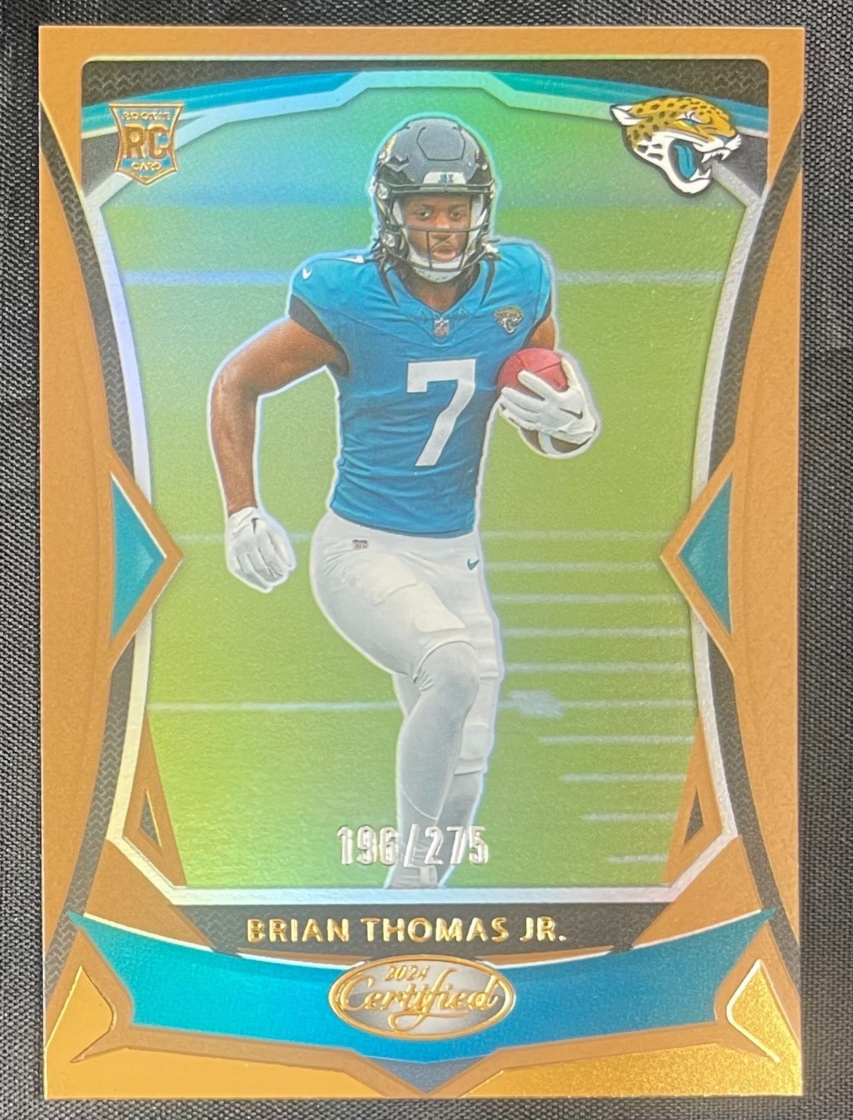 2024 Panini Certified - Rookies Brian Thomas Jr. #117 Mirror Orange /150 (RC)