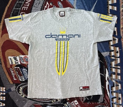 Vintage Damani Dada Shirt Mens XL Gray Logo Y2K Baggy Skate Supreme