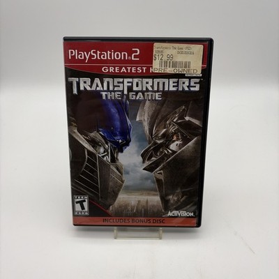 Transformers The Game PS2 PlayStation 2 Original Game Case Disc TESTED